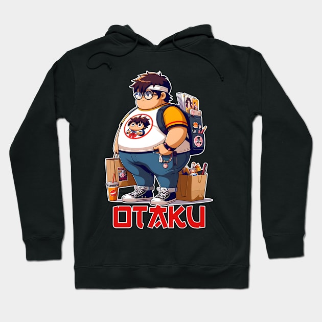 I am Otaku Hoodie by Rawlifegraphic